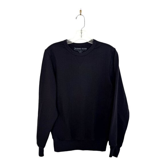 James Mae Black Oversized Crewneck Sweatshirt VANDERPUMP RULES Size XS - Picture 1 of 3